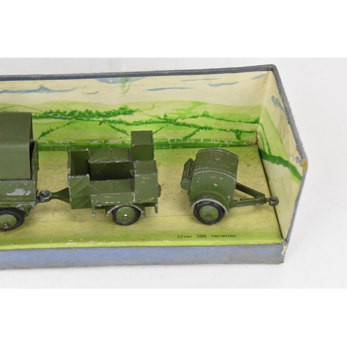 259 - A Dinky Toys Military Royal Tank Corps Medium Tank Set 151, comprising Medium Tank, 151b Transport W... 