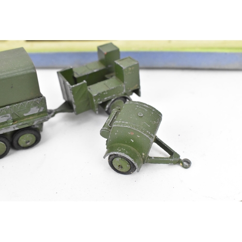 259 - A Dinky Toys Military Royal Tank Corps Medium Tank Set 151, comprising Medium Tank, 151b Transport W... 