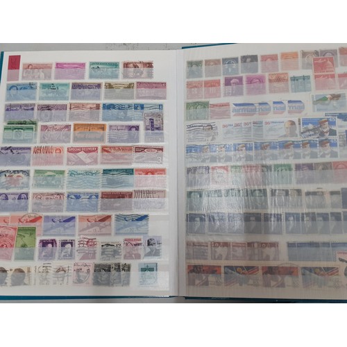 240 - A quantity of 20th Century stamp albums, stock books and booklets to include stamps from Monaco, USA... 