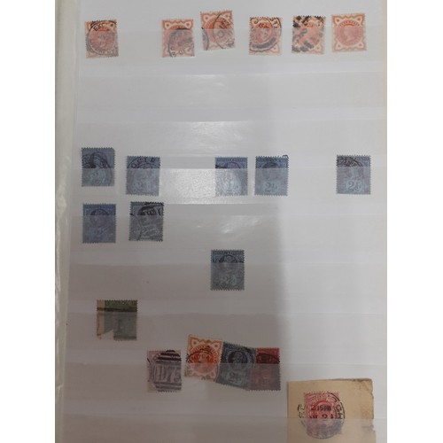 313 - A stamp stock books containing British, San Marino and late 19th examples together with loose stock ... 