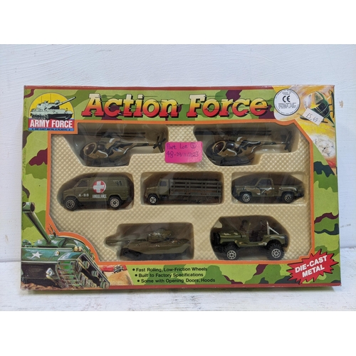 48 - A collection of model cars by Corgi, Yatming and Birago also to include the Motor Force 25 and the S... 