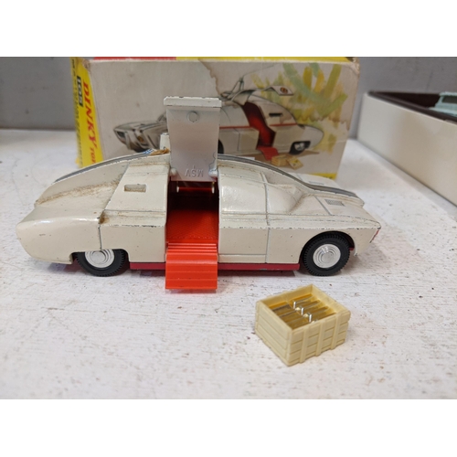 51 - Assorted Corgi and Dinky toys to include a boxed Dinky Maximum security vehicle, A Corgi 007 Lotus E... 