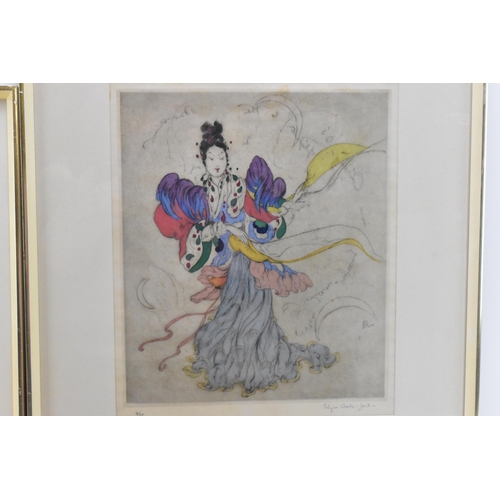 170A - Elyse Ashe Lord (1900-1971) British
three limited edition signed coloured etchings, to include a Chi... 