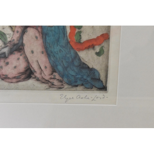 170A - Elyse Ashe Lord (1900-1971) British
three limited edition signed coloured etchings, to include a Chi... 