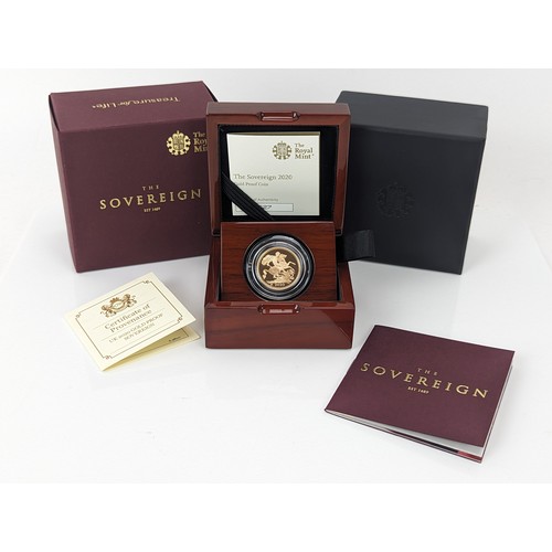 121 - United Kingdom - Elizabeth II (1952-2022), Royal Mint, 'The Sovereign' 2020 Sovereign, Limited Editi... 