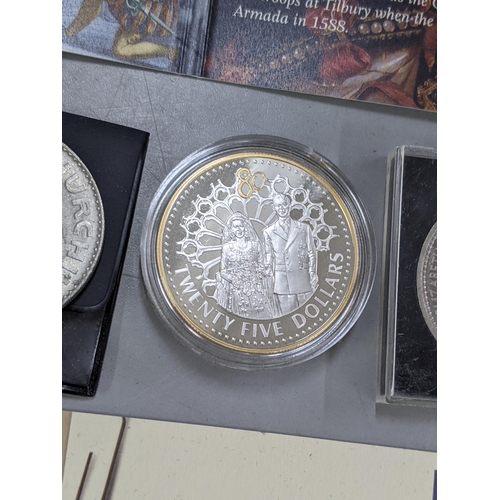 305 - Mixed British Commemorative coins to include 2006 Trooping the Colour silver £5, 2006 Royal Wedding ... 