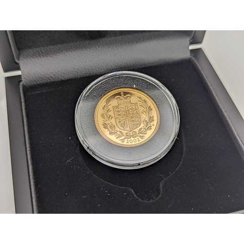 124 - United Kingdom - Elizabeth II (1952-2022), Hattons of London, 2002 Double Sovereign, Limited Edition... 