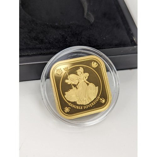 125 - United Kingdom - Elizabeth II (1952-2022), Hattons of London, 2019 Britannia Gold Proof Four-Sided D... 