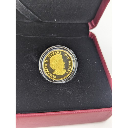 128 - Canada - Elizabeth II (1952-2022), 2019 24ct Gold Proof Ten Dollars for the 100th Anniversary of the... 