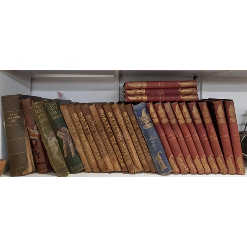 281 - Late 19th century and early 20th books to include 1880's Punch books and Boys Own Annuals
Location: ... 