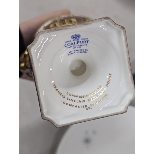 349 - Mixed ceramics to include Coalport Lincoln Cathedral 900th Anniversary urn, a boxed Spode Imperial p... 