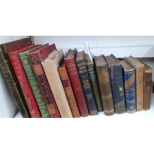 366 - Books - Antiquarian books to include a 1903 The Mysteries of Sound and Number, an 1885 Spanish Provi... 