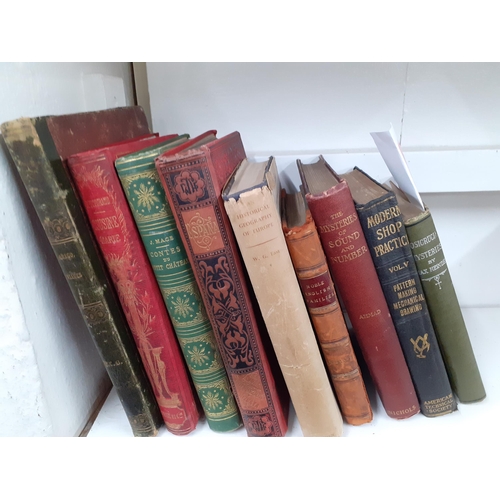 366 - Books - Antiquarian books to include a 1903 The Mysteries of Sound and Number, an 1885 Spanish Provi... 