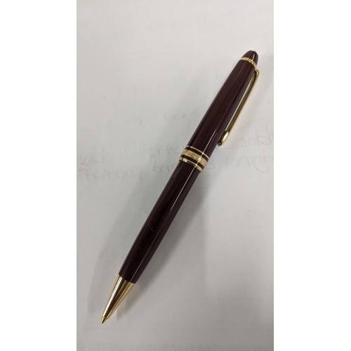 455 - A Montblanc Meisterstuck ballpoint pen with original box and paperwork Location: P