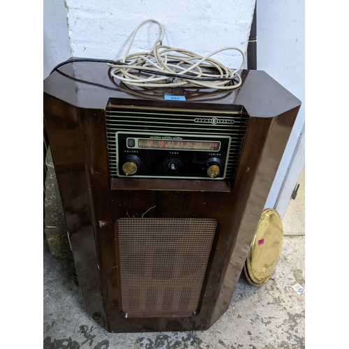 353 - An Ekco radiogram and three B&W (Bowers & Wilkins) speakers
Location: G