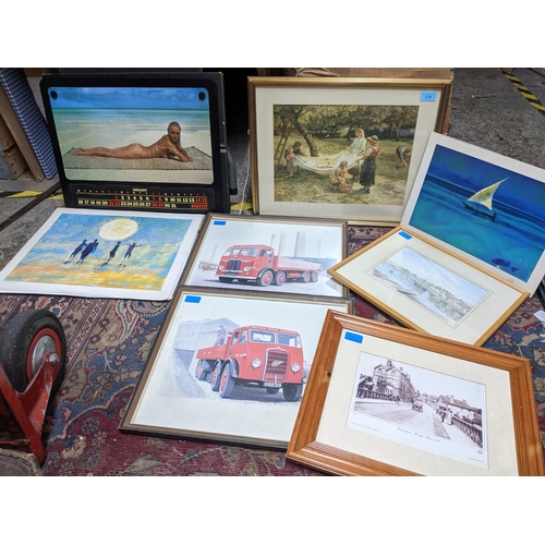 370 - Two peter Davies limited edition signed prints, numbered 47/50 each depicting British Road services,... 