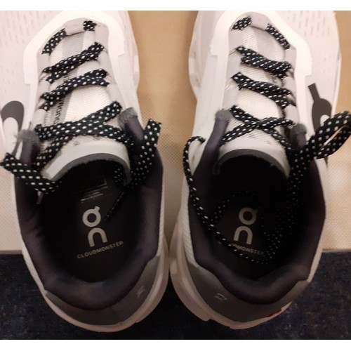 153 - CloudMonster-A pair of ladies white and grey trainers, UK size 5.5 in original box.
Condition:Lightl... 