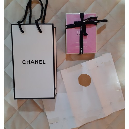 265 - Chanel-A 50ml bottle of Chance Eau de Toilette 'Eau Fraiche' in sealed box with branded bag.
Locatio... 