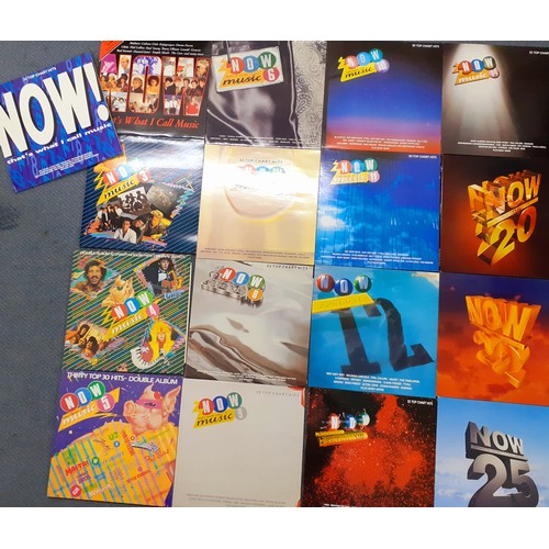 285 - A quantity of 'Now That's What I call Music' LP compilation albums comprising numbers 1-14, 20, 22 a... 