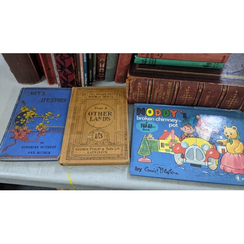 310 - Mixed books to include Enid Blyton, Charles Dickens, Political History of England, and others Locati... 