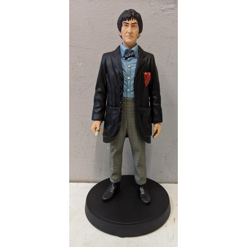 371 - A BBC Underground Toys Dr Who (Patrick Troughton) resin model on a circular base, in original box
Lo... 