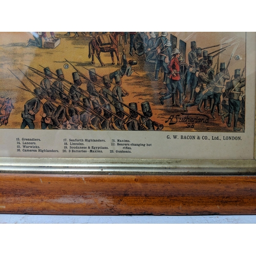 385 - Victorian prints Omdurman - The First Battle, 6.30am and Battle of Omdurman September 2 1898, each i... 