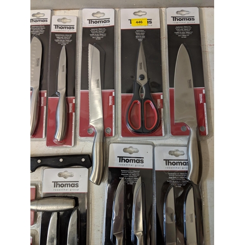 Sixteen As New Thomas Kitchen Knives Scissors And Steel And Two Other   1100410889 PREVIEW.JPG