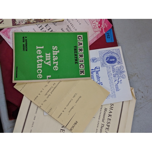 504 - A collection of theatre programmes to include Theatre Royal, Dury Lane, Carrick Theatre, Palace Thea... 