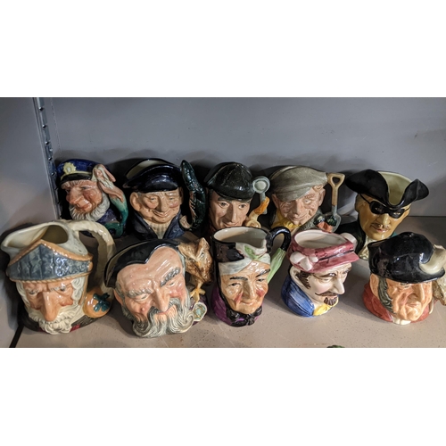 461 - A selection of character jugs to include Royal Doulton Auld Mac and others Location:11.1