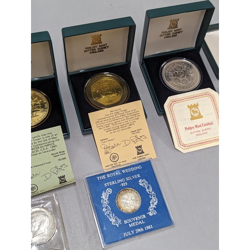 363 - Mixed coins - a mixed group to include seven boxed A/F, Pobjoy Mint commemorative coins to include T... 