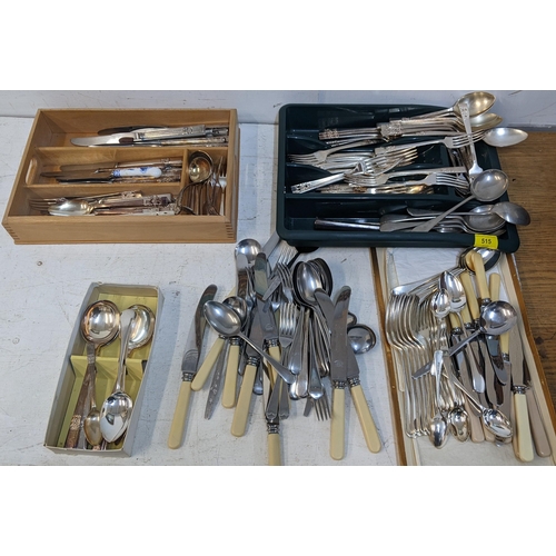 515 - Community silver plated cutlery and flatware and other sets, Location:A1F