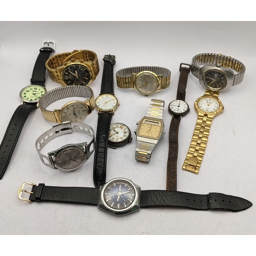 108 - Wristwatches to include a Huntana, trench watch, automatic, Excalibur, Mondaine, and others Location... 