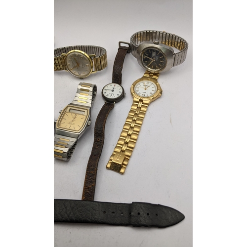 108 - Wristwatches to include a Huntana, trench watch, automatic, Excalibur, Mondaine, and others Location... 