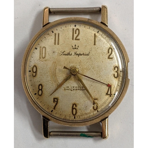 110 - A Smiths Imperial 1960s 9ct gold wristwatch with engraved caseback
Location: CAB2