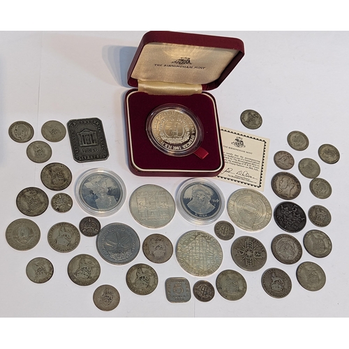 403 - Mixed coins - a collection of early 20th century British florins, shillings, sixpence and threepence... 