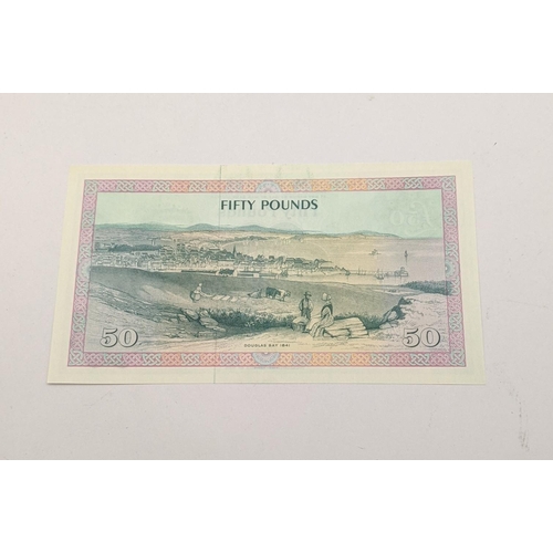 404 - United Kingdom - Elizabeth II (1952-2022), banknote - Isle of Man Government, W. Dawson, £50/fifty p... 