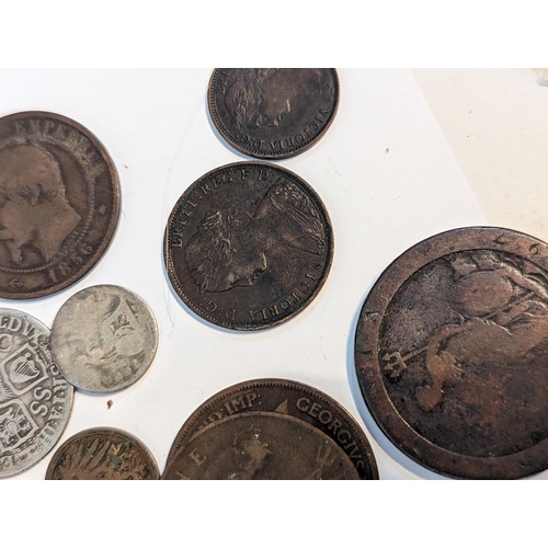 406 - Mixed coins - a large collection of British and World coins to include George I (1714-1727), shillin... 