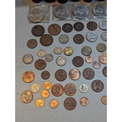 412 - Mixed coins - a large quantity of Victorian and later pennies, halfpennies, Elizabeth II two shillin... 