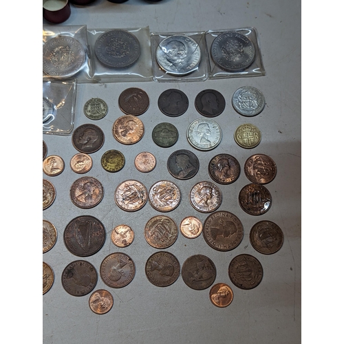 412 - Mixed coins - a large quantity of Victorian and later pennies, halfpennies, Elizabeth II two shillin... 