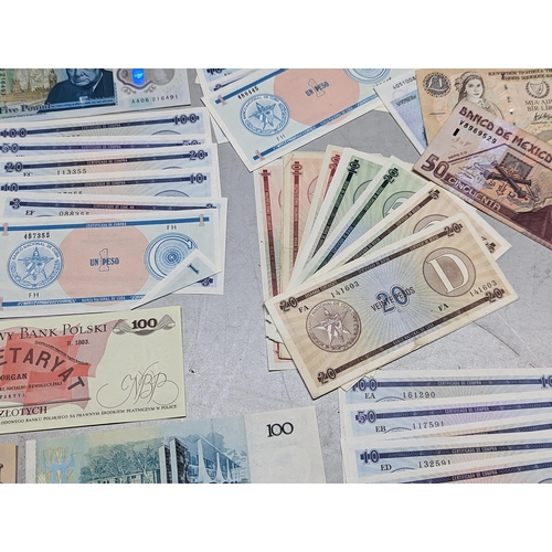 488 - Banknotes - a large collection of Cuban Foreign Exchange banknotes 1-100 Peso. British examples to i... 