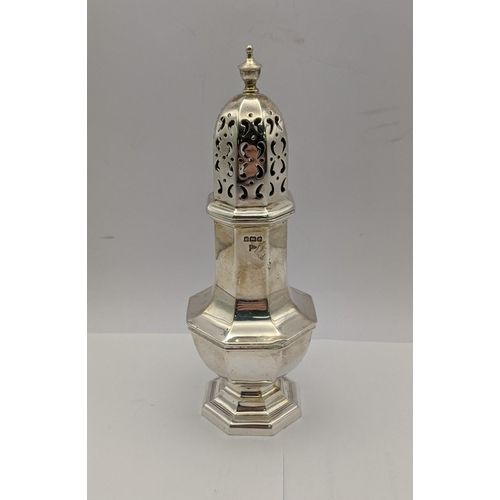 79 - A silver sugar caster hallmarked Sheffield 1907 total weight 114.1g
Location: