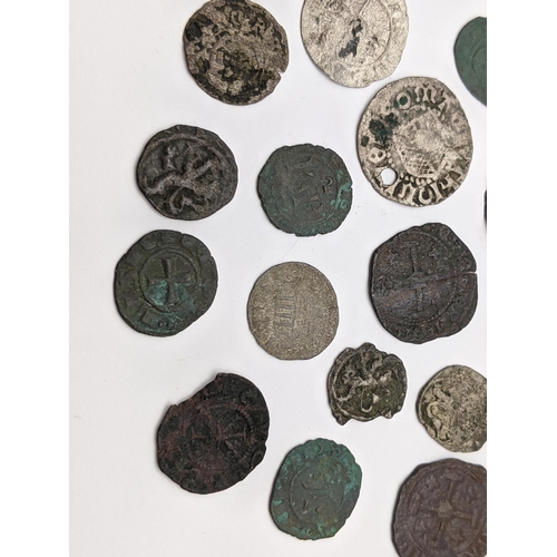 482 - Continental Hammered coins to include Crusader examples, rampant lions and long cross types
Location... 