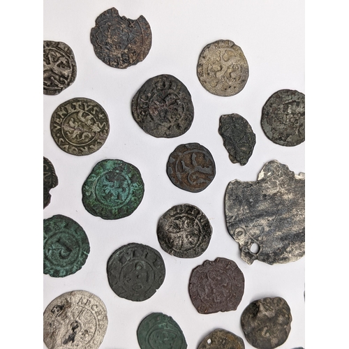 482 - Continental Hammered coins to include Crusader examples, rampant lions and long cross types
Location... 