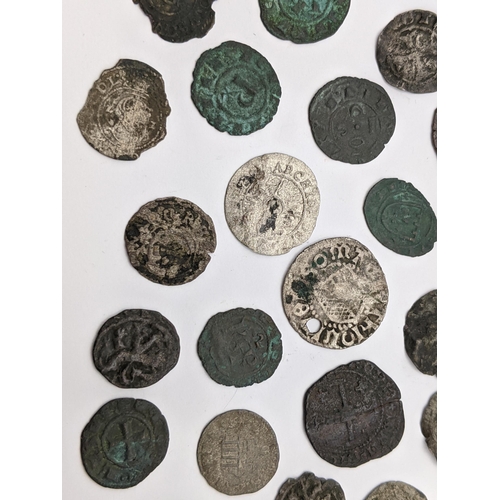 482 - Continental Hammered coins to include Crusader examples, rampant lions and long cross types
Location... 