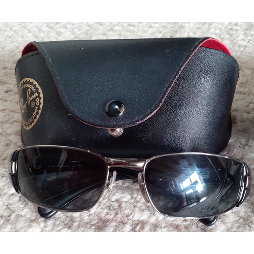 93 - Two pairs of vintage sunglasses comprising a pair of 1980's Boeing Carrera matt black framed sunglas... 