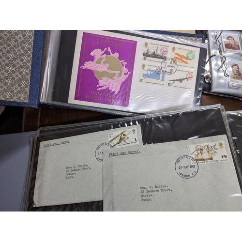 277 - A collection of cigarette cards and First Day cover stamps, mostly mounted in albums to include Gall... 