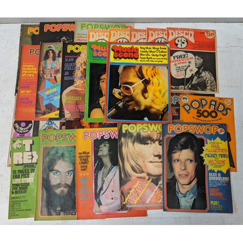 136 - A quantity of 1970's and 1980's music magazines to include Beat Instrumental, Disco 45 Popswop and o... 