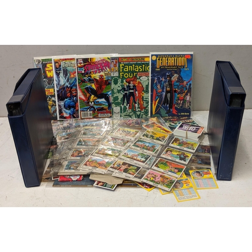 138 - A large quantity of collectors/trading cards with examples from Battle cards, Dr Who, Mars Attacks, ... 