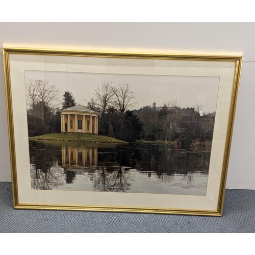 217 - A framed and glazed print depicting the lake at West Wycombe House
Location:ROS