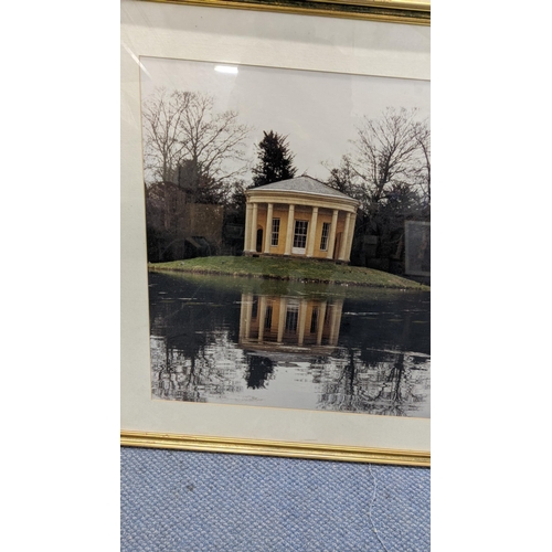 217 - A framed and glazed print depicting the lake at West Wycombe House
Location:ROS